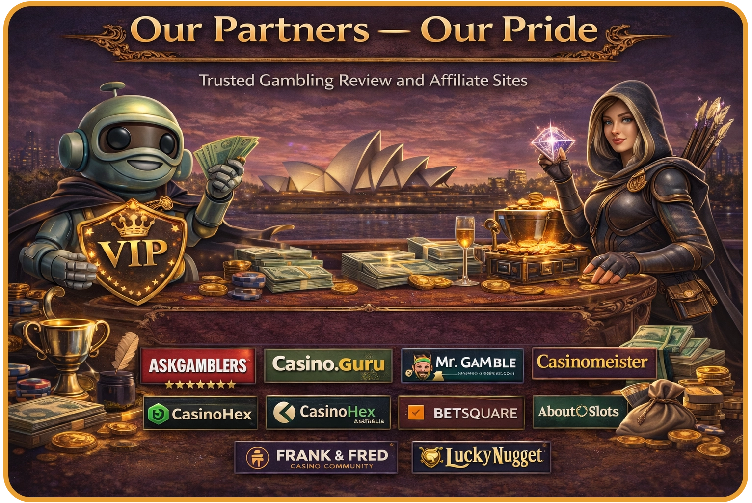 Ricky Casino trusted partner network Australia — independent casino review sites verifying licensing, withdrawals and bonus terms for Australian players