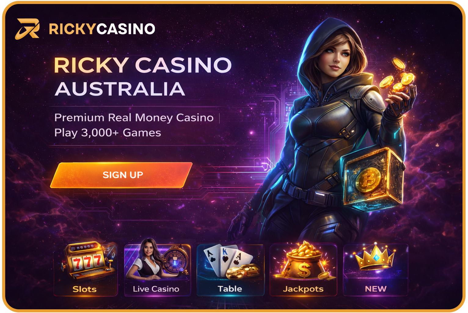 Ricky Casino official platform — information for Australian users, operated by Dama N.V. under Curaçao licence