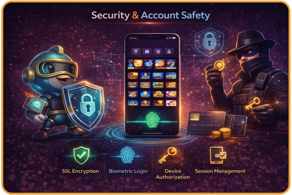 Ricky Casino account security on mobile — 128-bit SSL encryption and session management in PWA