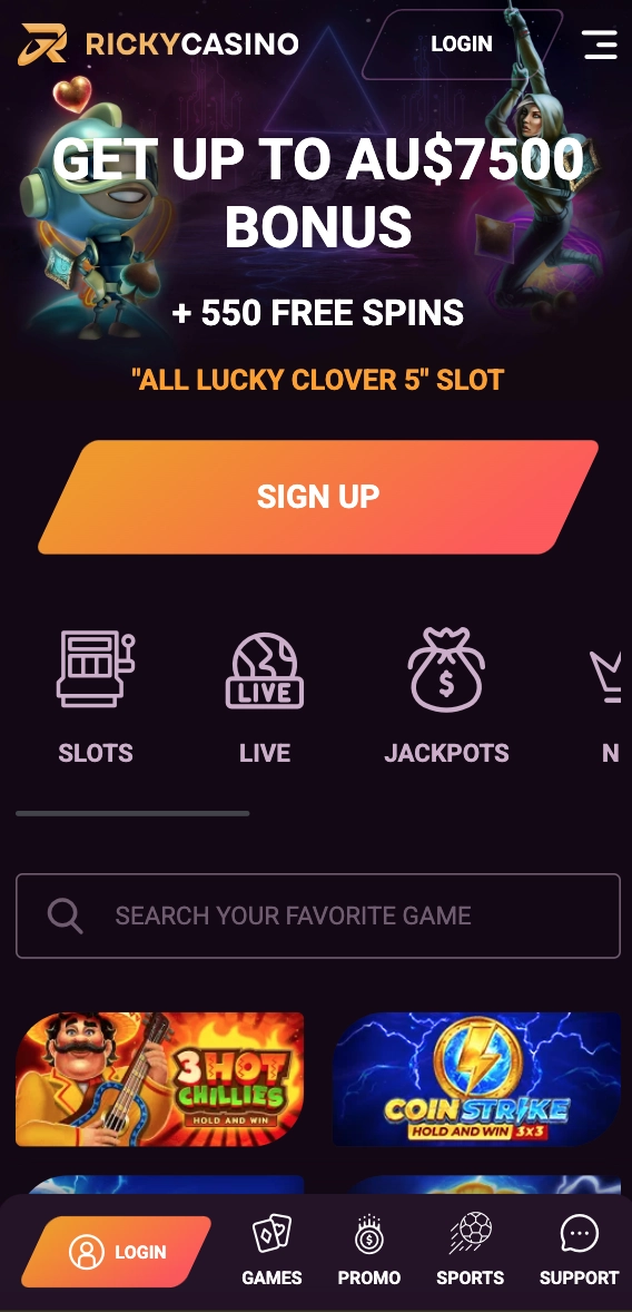 Open the official site in Chrome